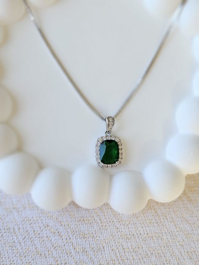 Imperial Pendant - Stainless Steel with Crystal Stone & Zirconia - Image 2